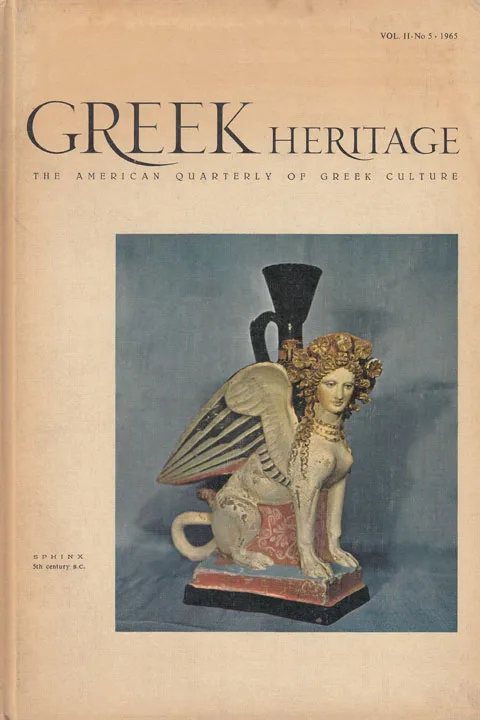Greek heritage | vol. II, no. 5. The American quarterly of Greek culture